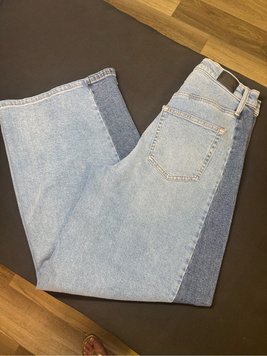Scoop Denim - Relaxed Two-Tone Women's Barrel Jeans